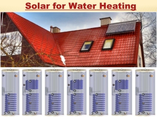 Solar for Water Heating