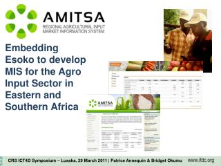 Embedding Esoko to develop MIS for the Agro Input Sector in Eastern and Southern Africa