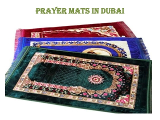 Best Prayer Mats In Dubai
