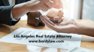 Los Angeles Real Estate Attorney - Business Law Firm