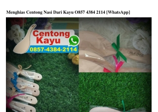 Menghias Centong Nasi Dari Kayu Ö857–4384–2114[wa]