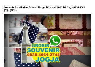 Souvenir Pernikahan Murah Harga Dibawah 1000 Di Jogja 0838~4061~2744[wa]