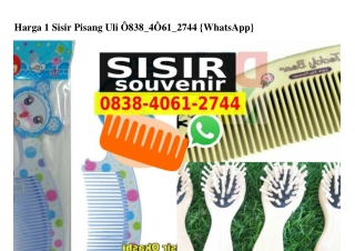 Harga 1 Sisir Pisang Uli 0838 4061 2744[wa]