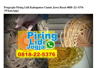 Pengrajin Piring Lidi Kabupaten Ciamis Jawa Barat 0818225376[wa]