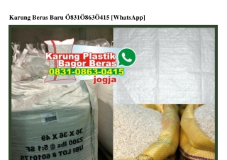 Karung Beras Baru Ö831–Ö863–Ö415[wa]