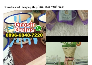 Green Enamel Camping Mug 0896.6848.7220[wa]