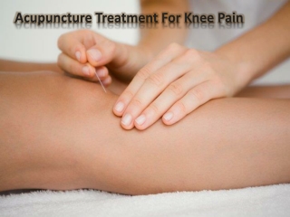 Acupuncture Treatment for Knee Pain in New York
