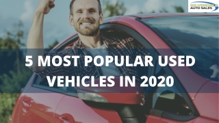 5 MOST POPULAR USED VEHICLES IN 2020