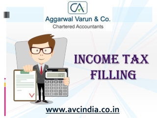 Income Tax Filling - ( 91-9999275999) - AVC India