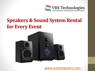 Speakers Rental Dubai | Speaker for Rent Near Me in Dubai