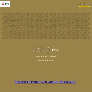 ATS Nobility | 3 Bhk Apartments in Greater Noida West
