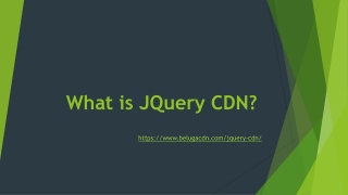 Difference Between jQuery CDN and JScript