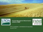 Financial Management Modernization Initiative FMMI