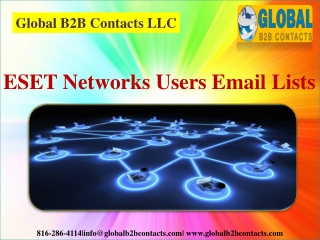 ESET Networks Users Email Lists