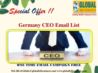 Germany CEO Email List