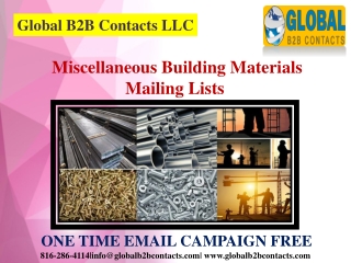 Miscellaneous Building Materials