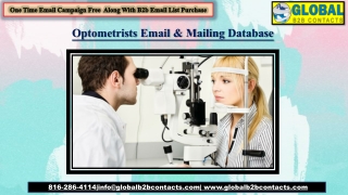 Optometrists Email & Mailing Database