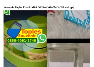 Souvenir Toples Plastik Mini 0838.4061.2740[wa]