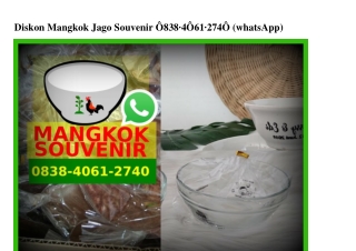 Diskon Mangkok Jago Souvenir Ô838_4Ô61_274Ô[wa]