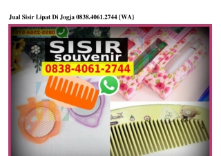 Jual Sisir Lipat Di Jogja 0838–4061–2744[wa]