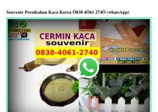 Souvenir Pernikahan Kaca Korea 083840612740[wa]