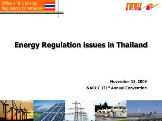 Energy Regulation issues in Thailand