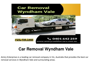 Car Removal Wyndham Vale