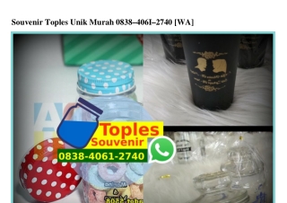 Souvenir Toples Unik Murah 0838•4061•2740[wa]