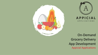 Grocery Delivery App Development