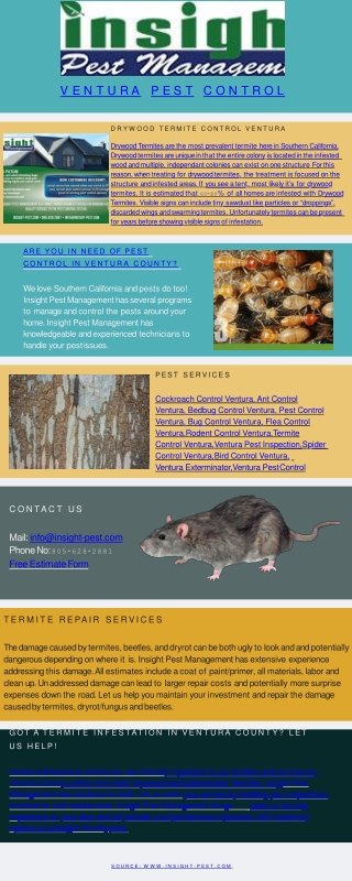 pest control & Insppections