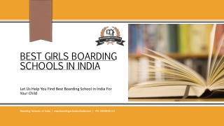 Best Girls Boarding Schools in India 2020