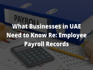What Businesses in UAE Need to Know Re: Employee Payroll Records