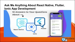 Ask Me Anything About React Native, Flutter, Ionic App Development