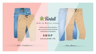 Turtell Kids Jeans - Slim Fit Jeans for Boys & Toddlers