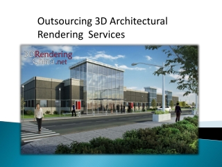 3D Architectural Rendering Outsource, 3d Architectural Renders