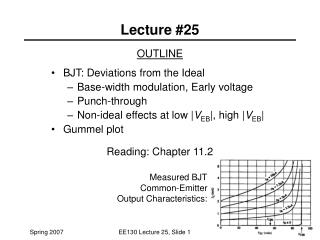 Lecture #25