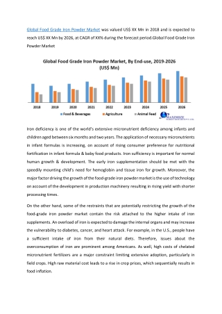 Global Food Grade Iron Powder Market