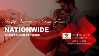 Happy Valentine's Day From Nationwide Chauffeured Services