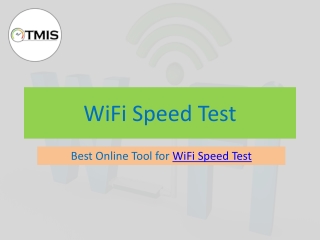 Wifi Speed Test