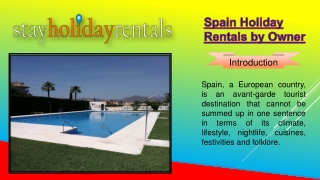 Spain Holiday Rentals by Owner