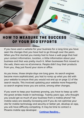 How to Measure the Success of Your SEO Efforts