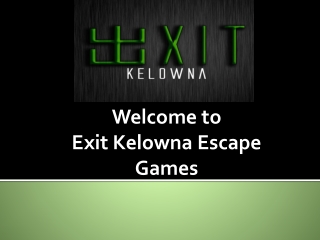 Escape room puzzles Kelowna