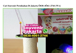 Cari Souvenir Pernikahan Di Jakarta Ö838•4Ö61•2744[wa]