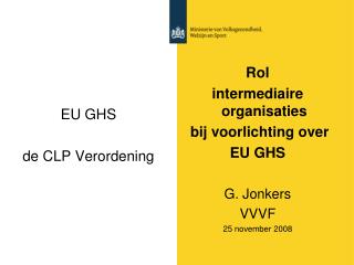 EU GHS de CLP Verordening