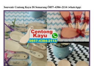 Souvenir Centong Kayu Di Semarang 0857 4384 2II4[wa]