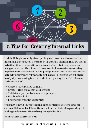 5 Tips For Creating Internal Links