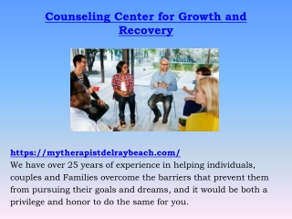 Counseling Center for Growth and Recovery