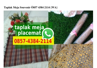 Taplak Meja Souvenir 0857~4384~2114[wa]