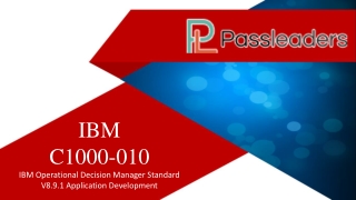 Passleader C1000-010 exam dumps