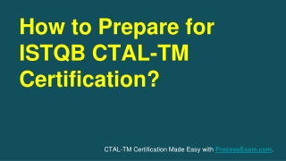 ISTQB Test Manager (CTAL-TM) Certification | Begin Your Preparation